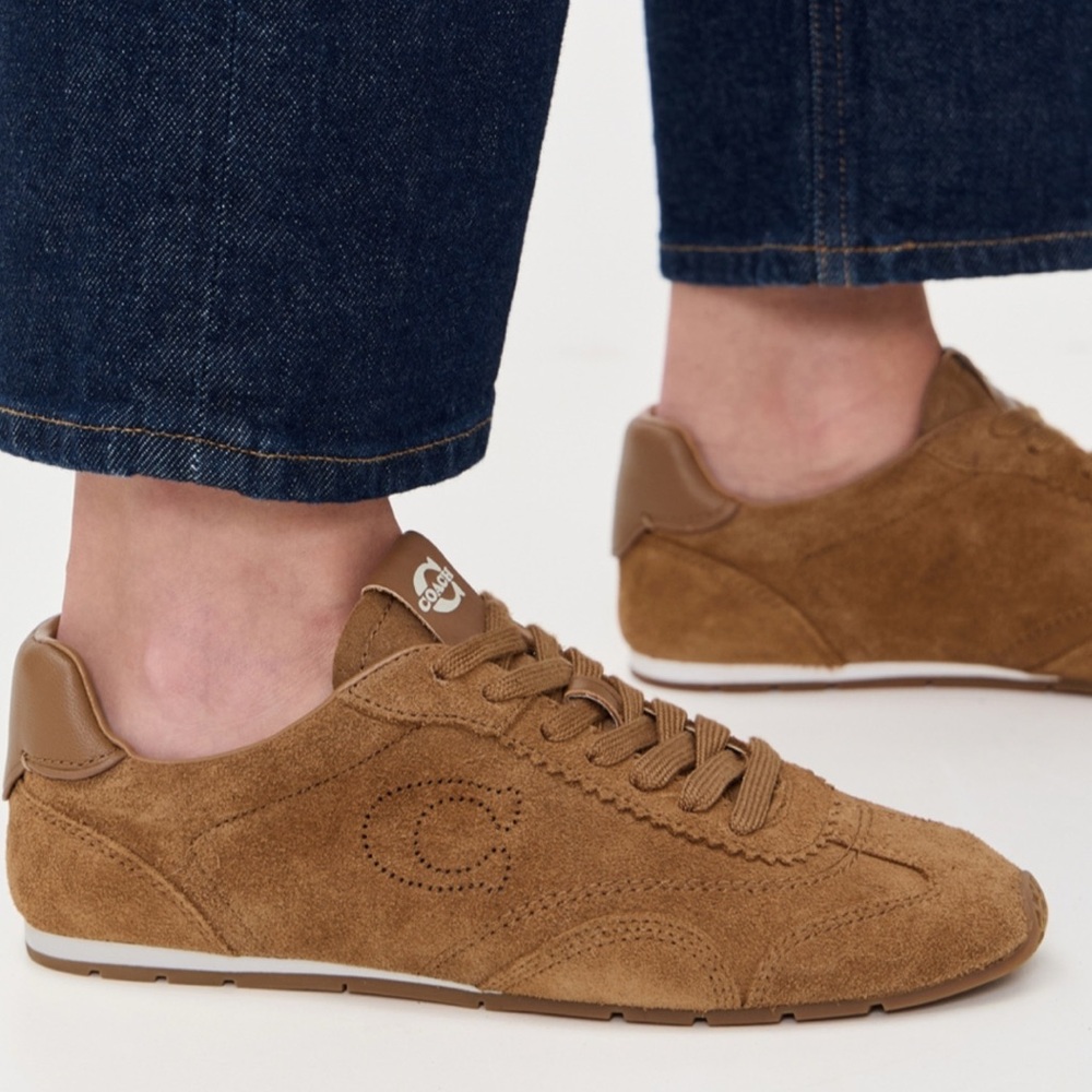 Coach Tan Suede Sneakers - Picture 4 of 4